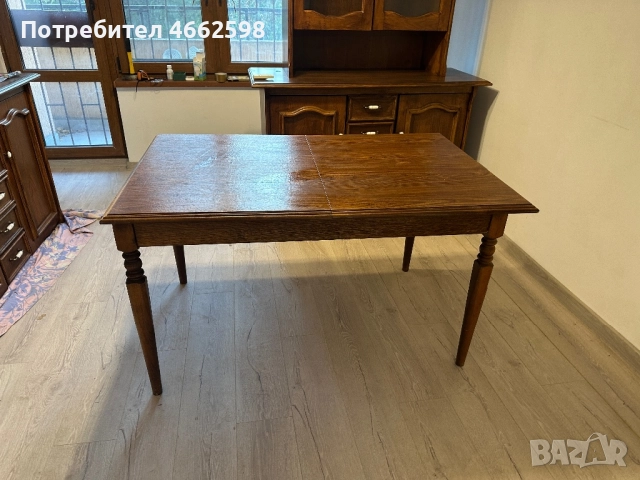 Ретро разтегателна маса, снимка 2 - Маси - 52564694