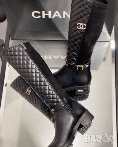 ботуши chanel, снимка 2 - Дамски ботуши - 51427465