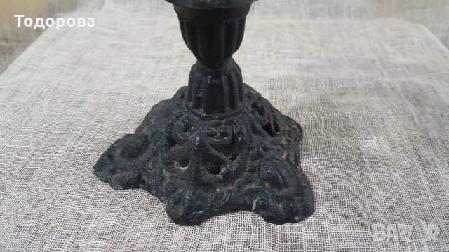 Старинна газена лампа, снимка 5 - Антикварни и старинни предмети - 26665910