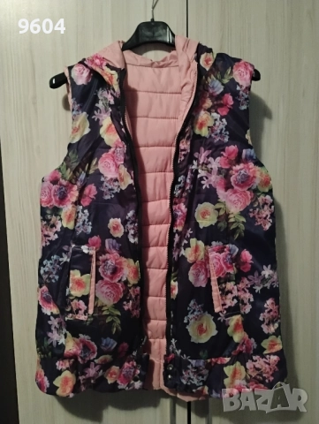 Дамски елек с две лица, снимка 2 - Елеци - 51646273