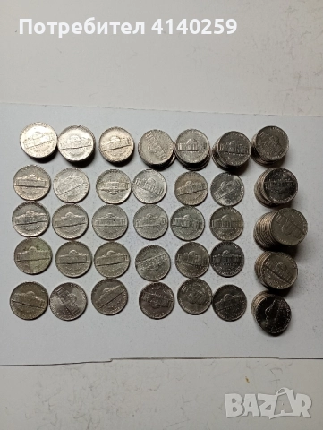 САЩ МОНЕТИ 5 цента 1988 2004 г , снимка 1