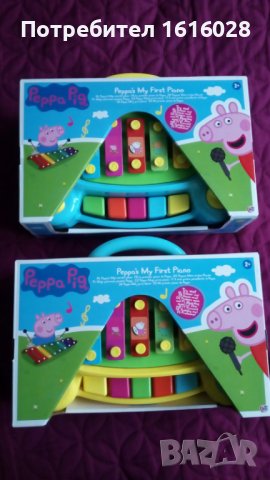 Peppa Pig Peppas Piano Piayset 2 в 1 - Детско пиано-ксилофон.