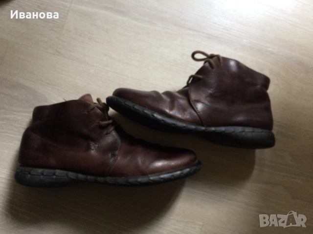 Кафяви обувки,естественна кожа.