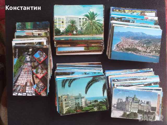 500 пощенски картички с изгледи Лот