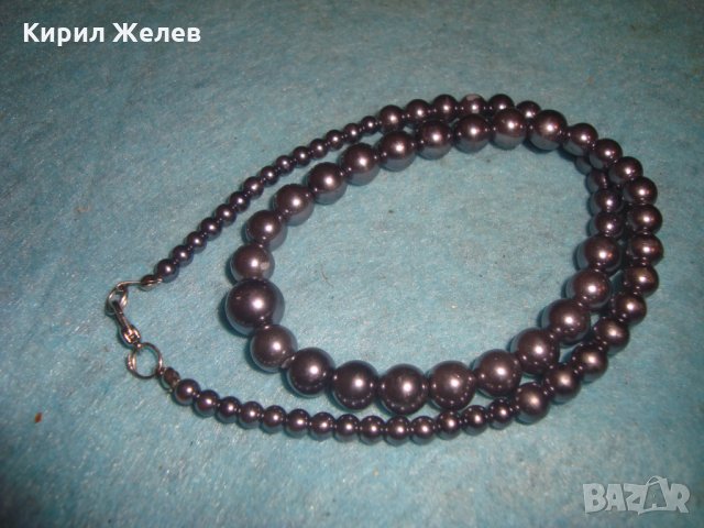 ПЕРЛЕНО АРТ ДЕКО СТИЛ КРАСИВО КОЛИЕ 27033, снимка 2 - Колиета, медальони, синджири - 35132087