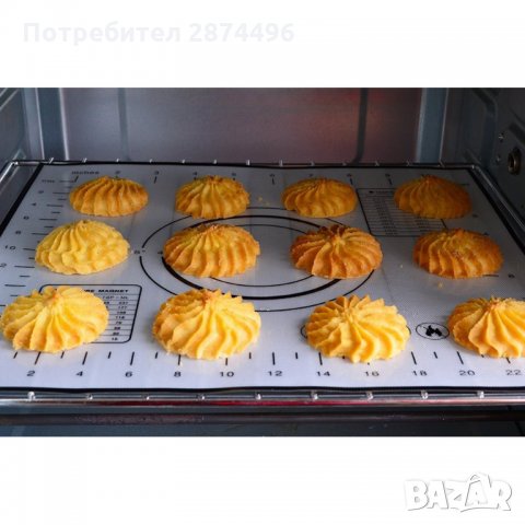 2239 Оразмерена силиконова подложка за месене и точене на тесто, снимка 4 - Аксесоари за кухня - 34995503
