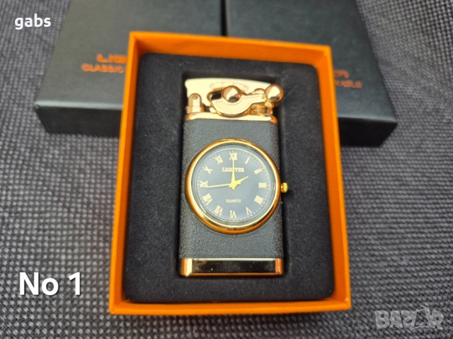 Запалка с часовник в подаръчна кутия,6 цвята, снимка 5 - Запалки - 52534574