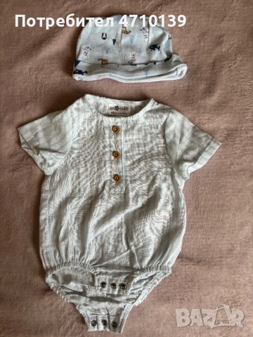 Бебешки дрешки, чисто нови. 3-6м , снимка 5 - Бодита за бебе - 53455857