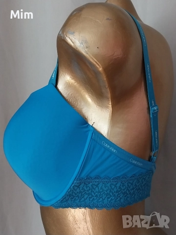 Calvin Klein 80 E Син сутиен , снимка 2 - Бельо - 51587326