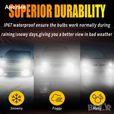 Универсални LED крушки за автомобил , снимка 2 - Части - 50791980