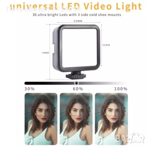 Професионален видео трансформатор, Bluetooth, микрофон, LED прожектор, снимка 8 - Чанти, стативи, аксесоари - 52362237