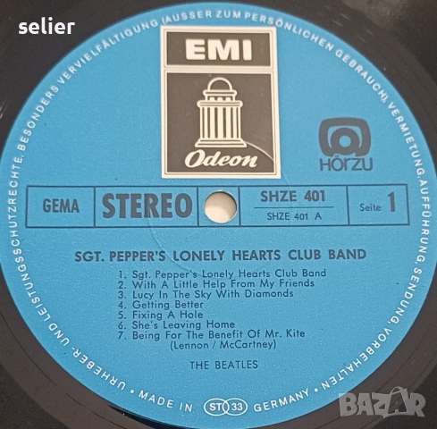 На феновете на Битълс предлагам една плоча в перфектно колекционерско състояние: The Beatles ‎– Sgt., снимка 4 - Грамофонни плочи - 52296345
