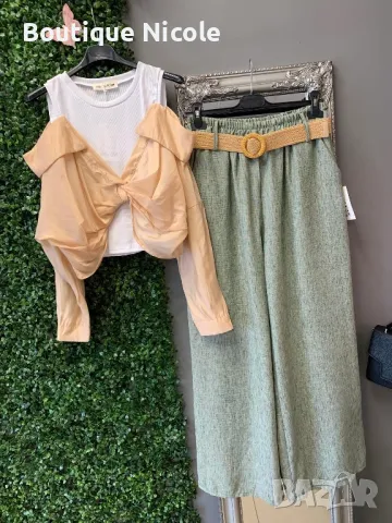 Дамска блуза и панталон , снимка 1