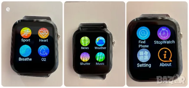 Красив водоустойчив спортен смартчасовник, смартгривна. Черен НОВ !!!, снимка 9 - Смарт гривни - 47920861