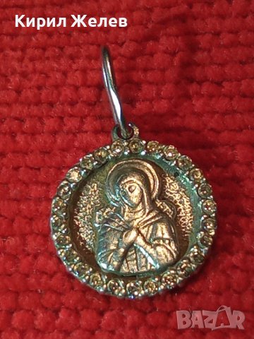 СТАРА СРЕБЪРНА НАГРЪДНА ИКОНКА МАЙСТОРСКА ИЗРАБОТКА 40031, снимка 2 - Антикварни и старинни предмети - 42425224