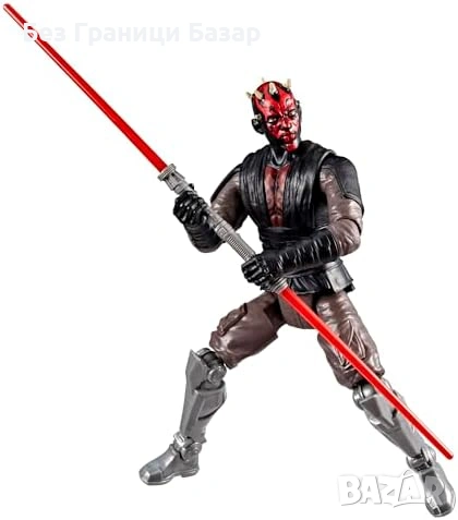 Нова Star Wars Titan Series Darth Maul Фигура 30см + двоен меч аксесоар