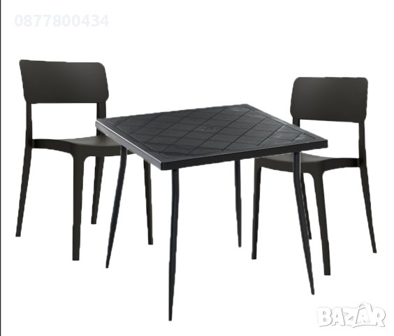 Столове и маси червен,бял,черен цвят-полипропилен,на склад, снимка 7 - Маси - 44048471