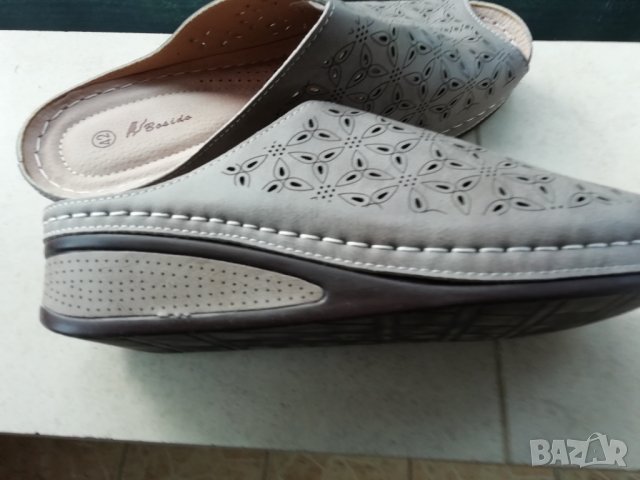 Чехли сиви нови, снимка 2 - Чехли - 40343962