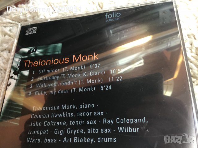 THELONIOS MONK, снимка 8 - CD дискове - 39609624