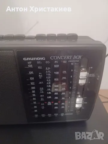 Продавам транзистор Grundig Concert Boy 230, снимка 2 - Радиокасетофони, транзистори - 49680618