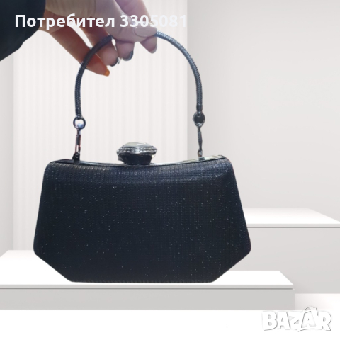 Малка дамска официална чанта с нестандартен дизайн 19/11см