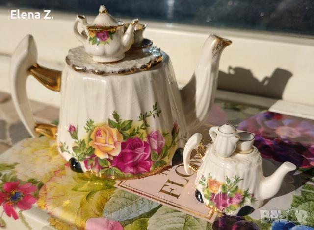 Royal Albert Old Country Roses и Paul Cardew редки декорации, снимка 2 - Други - 52935420