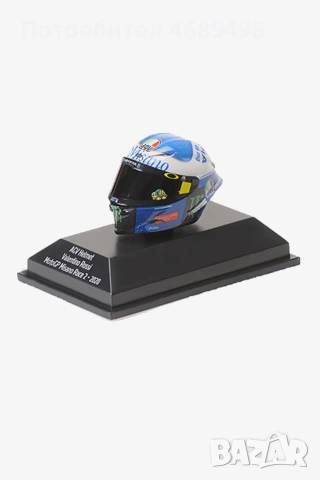 Valentino Rossi Misano 2020 шлем реплика 1:8 – колекционерски MotoGP модел
