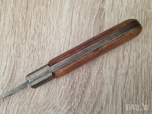 Стар немски кабелен сгъваем нож, снимка 6 - Ножове - 50532245