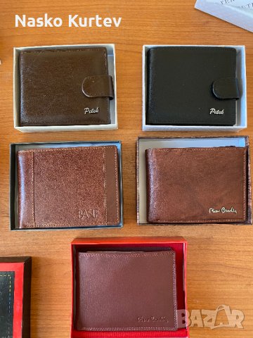 Мъжки портмонета PETEK, Basie и Pierre Cardin, снимка 3 - Портфейли, портмонета - 44083568