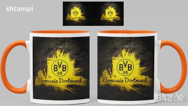 Чаша Борусия Дортмунд Borussia Dortmund Керамична, снимка 5 - Фен артикули - 34783709