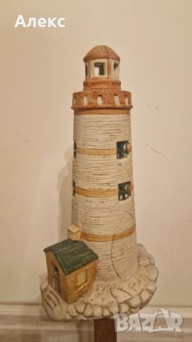 Керамичен морски фар– Свещник., снимка 4 - Антикварни и старинни предмети - 43790874