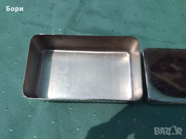 Кутия алпака , неръждавейка БДС, снимка 5 - Други ценни предмети - 33142193