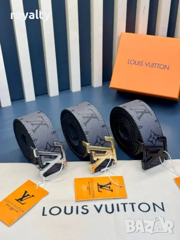 Louis Vuitton колани естествена кожа , снимка 2 - Колани - 49235422