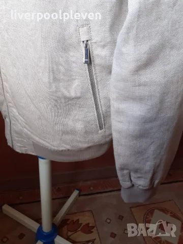 👉Ленено Zara Man Original L, снимка 4 - Якета - 48084989