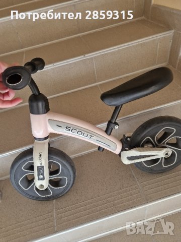 Детско колело за баланс Lorelli Scout Emotion Pink (розово)