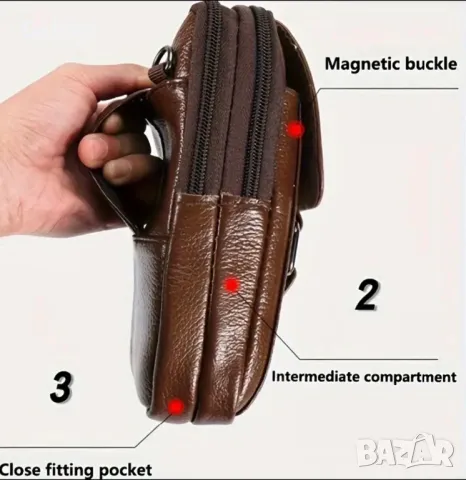 Мъжка практична пътна чанта /Удобна от черен оксфордски плат!, снимка 14 - Чанти - 50222758