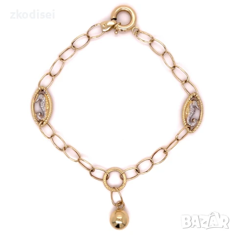 Златна дамска гривна 3,11гр. 14кр. проба:585 модел:32414-5