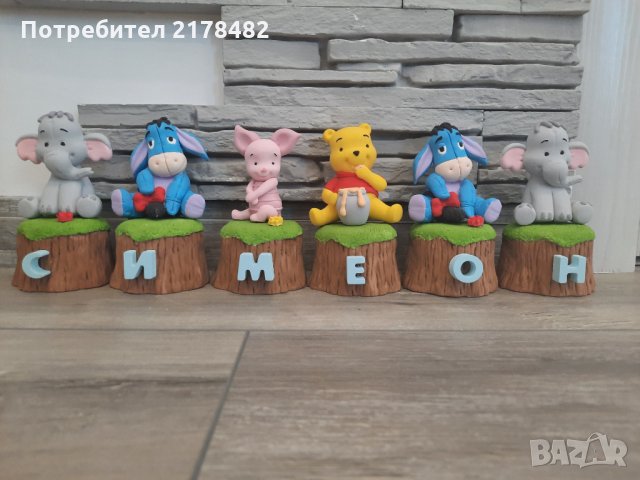 Керамични  фигурки Мечо Пух, снимка 2 - Други - 33013156