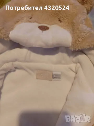 Плюшен космонавт за бебе-CHICCO размер 62см., снимка 2 - Бебешки гащеризони - 48685087