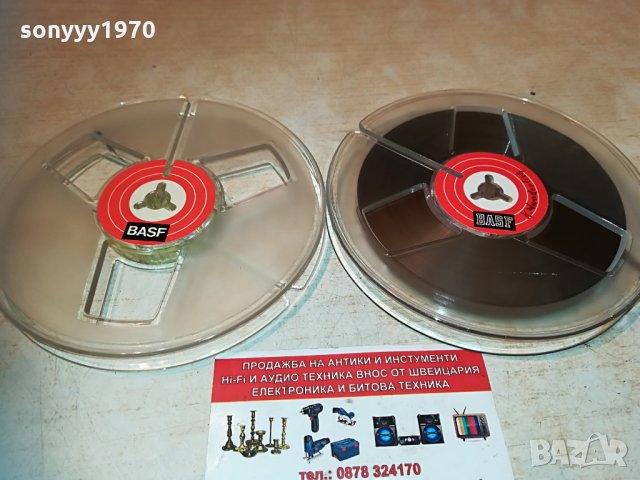 basf-germany 2бр ролки за магнетофон 1105211108, снимка 3 - Ресийвъри, усилватели, смесителни пултове - 32835129