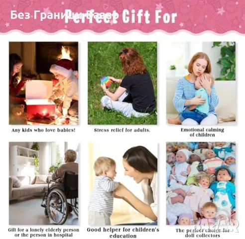 Ново Пълносиликоново бебе 8” – колекционерска кукла, перфектен подарък, снимка 4 - Кукли - 49291318