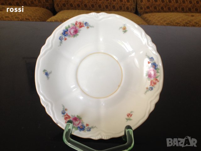 Schönwald 1935 г. Нов немски комплект трио за чай/кафе и десерт, чаша и 2 чинии, сервиз, сет, чиния , снимка 10 - Антикварни и старинни предмети - 33422815