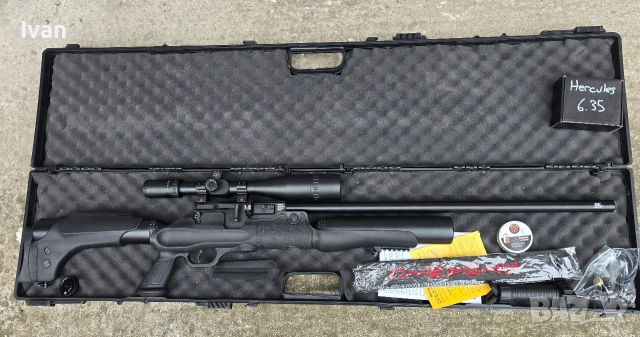 Hatsan Hercules 666 PCP 6,35мм въздушна пушка, снимка 9 - Въздушно оръжие - 52706512