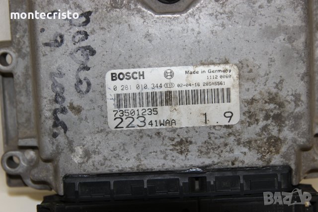 Моторен компютър ECU Fiat Doblo (2005-2010г.) 0 281 010 344 / 0281010344 / 73501235, снимка 2 - Части - 43307197