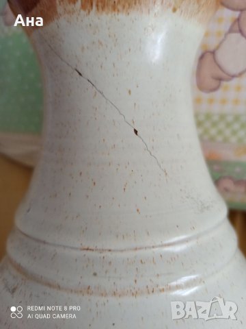 Керамична ваза  състояние Видно от снимките, снимка 5 - Други ценни предмети - 32507634