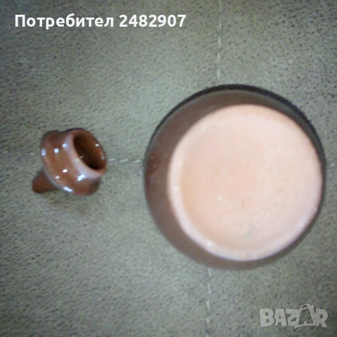 Стара глинена захарница, снимка 10 - Антикварни и старинни предмети - 51581162