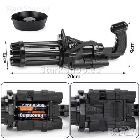 Детски пистолет за сапунени балони Bubble machine, снимка 5 - Други - 38491848