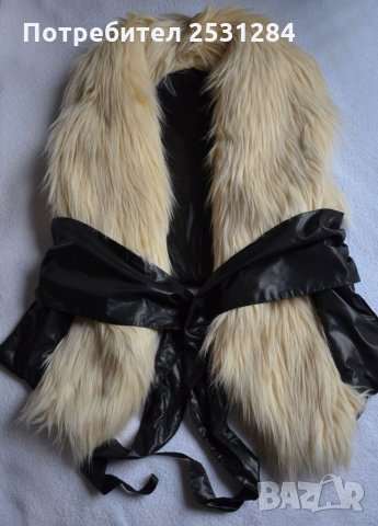 Промоция! Бутиков Нов дамски елек с косъм, снимка 7 - Елеци - 27517309