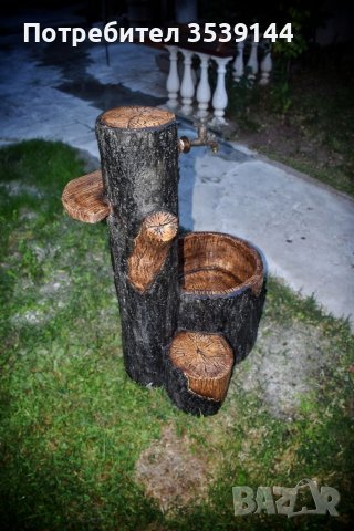 Градински чешми от щампован бетон имитиращи дърво, снимка 2 - Други - 38594801