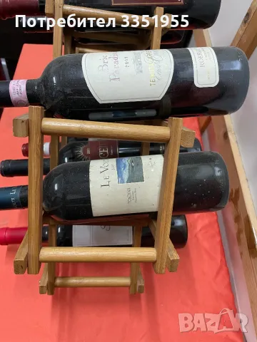 Стойка за 10 бутилки вино, снимка 5 - Декорация за дома - 47812047